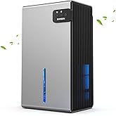 SIMSEN 95oz Dehumidifiers for Home, 8000 Cubic Feet(800 sq ft) Quiet Dehumidifier for Home with Drain Hose and 2 Working Mode