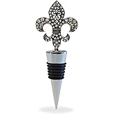 Cheers Metal Wine Stopper - Silver Sparkling Wine Bottle Stopper, Vacuum Sealer Wine Stoppers for Wine Bottles, Ideal Wine Ac
