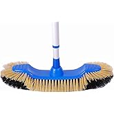 Euro Café Broom - European-Style Sweeper for Hardwood Floors, Linoleum and Vinyl, Ideal for Home, Kitchen, and Office