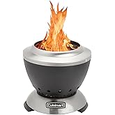 Cuisinart COH-755 Cleanburn Smokeless 7.5" Table Top Fire Pit, Easy Clean Removable Base for Ash