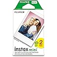 FUJIFILM Instax Mini Instant Film Twin Pack (White), 20 photos