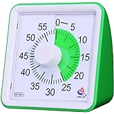 AIMILAR 60 Minute Visual Timer - Silent Timer Time Management Tool for Classroom or Meeting Countdown Clock for Kids and Adul