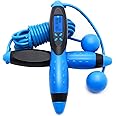 Jump Rope,Digital Counting Speed Jumping Rope Counter for Indoor and Outdoor Fitness Boxing Training Adjustable Weighted Jump