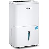 Waykar 120 Pints Energy Star Home Dehumidifier for Spaces up to 6,000 Sq. Ft at Home, in Basements and Large Rooms with Drain