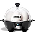 DASH Rapid Egg Cooker: 6 Egg Capacity Electric Egg Cooker for Hard Boiled Eggs, Poached Eggs, Scrambled Eggs, or Omelets with