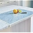 Clear Cutting Board for Kitchen with Lip with Non Slip 24" Wide x 18" Long AZM Displays