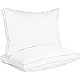 Utopia Bedding Bed Pillows for Sleeping Queen Size (White), Set of 2, Cooling Hotel Quality, Gusseted Pillow for Back, Stomac