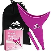 Female Urination Device, Reusable Female Urinal Silicone Women Pee Funnel Allows Women to Pee Standing Up, Portable Womens Ur