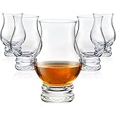 Whiskey glasses Set of 6 - Sake Sets, Clear Shot Glasses Bar Set, Old Fashioned Drinking Glasses Gift Set, Brandy Snifter Whi