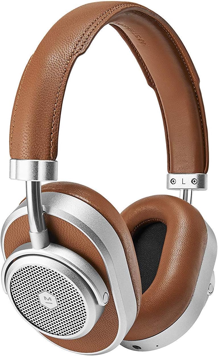 Master & Dynamic MW65 Active Noise-Cancelling (Anc) Wireless Headphones – Bluetooth Over-Ear Headphones with Mic,