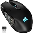 CORSAIR SCIMITAR ELITE RGB WIRELESS MMO Gaming Mouse - 26,000 DPI - 16 Programmable Buttons - Up to 150hrs Battery - iCUE Com