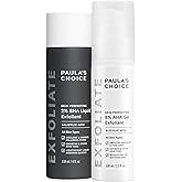 Paula's Choice SKIN PERFECTING 8% AHA Gel Exfoliant & 2% BHA Liquid Duo - Facial Exfoliants for Blackheads, Enlarged Pores, W