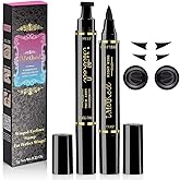 iMethod Eyeliner Stamp - iMethod 2 Pens Winged Eyeliner Stamp, Perfect Wing Cat Eye Stamp, Long Lasting Liquid Eye Liner, Wat