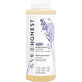 The Honest Company Foaming Bubble Bath | Gentle for Baby | Naturally Derived, Tear-free, Hypoallergenic | Lavender Calm, 12 f