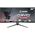 MSI Optix MAG342CQR 1500R Curvature 21:9 Aspect Ratio Narrow Bezel 1ms 3440 x 1440 (UWQHD) 144Hz Refresh Rate Tilt/Swivel/Hei