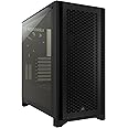 CORSAIR 4000D AIRFLOW Tempered Glass Mid-Tower ATX Case - High-Airflow - Cable Management System - Spacious Interior - Two In