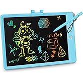 KOKODI LCD Writing Tablet, 10 Inch Colorful Toddler Doodle Board Drawing Tablet, Erasable Reusable Electronic Drawing Pads, E