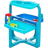 Little Tikes Easy Store Outdoor Folding Water Play Table with Accessories for Kids, Children, Boys & Girls 3+ Years, Mutlicol