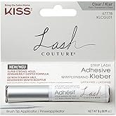 KISS Lash Couture, Lash Glue, Super Strong Strip Lash Adhesive, White, Includes Lash Adhesive, Long Lasting Wear, Can Be Used