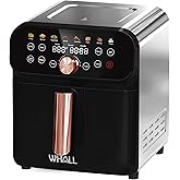 WHALL Air Fryer, 6.2QT Air Fryer Oven with LED Digital Touchscreen, 12 Preset Cooking Functions Air fryers, Dishwasher-Safe B