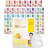 DERMAL 39 Combo Pack A Collagen Essence Korean Face Mask - Hydrating & Soothing Facial Mask with Panthenol - Hypoallergenic S