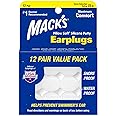 Mack's Pillow Soft Silicone Earplugs, 12 Pair – The Original Moldable Silicone Putty Ear Plugs for Sleeping, Snoring, Swimmin