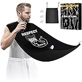 LONGESISM Beard Bib Shaving Apron, Mens Gift for Husband Dad, Stocking Stuffers Christmas Birthday Gifts for Men Boyfriend Hi