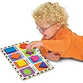 Melissa & Doug Shapes Wooden Chunky Puzzle (8 pcs) - FSC Certified