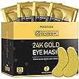 Maskiss 24k Gold Under Eye Patches (25 Pairs), eye mask, Collagen Skin Care Products, Eye Patches for Puffy Eyes, eye masks f