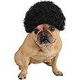 Rubie's Pet Costume Afro Curly Wig, Medium To Large, Black