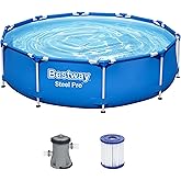 Bestway Steel Pro Pool - Model 56679 - Ã˜305 x 76 cm - 4678l - with Filter Pump - one Cartridge