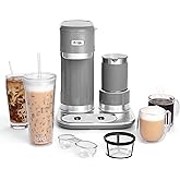 Mr. Coffee 4-in-1, Latte Lux, Iced, Hot Coffee Maker, with Built-In Milk Frother, Single-Serve, 22 Ounces