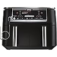 Ninja Air Fryer, Thermometer, Roast, Bake, Air Fry, Crisps, Broil, Reheats, Keep Warm, 10-in-1, Fries, Frozen Food, Veggies, 