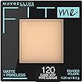 Maybelline Fit Me Matte + Poreless Pressed Face Powder Makeup & Setting Powder, Classic Ivory, 1 Count