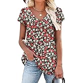 Womens Tank Tops and Short Sleeve Floral Summer Tops