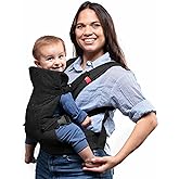 YOU+ME 4-in-1 Baby Carrier Newborn to Toddler - All Positions Baby Chest Carrier - Front and Back Carry Baby Carriers - inclu