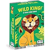 Mudpuppy Wild King! – Animal Version of Classic Kids War Card Game with Adorable Illustrations of Wild Animals for Children A