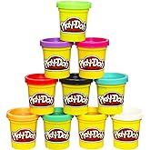 Play-Doh Modeling Compound 10-Pack Case of Colors, Non-Toxic, Assorted, 2 oz. Cans, Multicolor, Ages 2 and Up (Amazon Exclusi