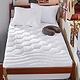 Bedsure Twin XL Mattress Pad - Soft Mattress Topper for College Dorm Room Essentials, Extra Long Twin Quilted Fitted Mattress