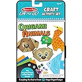 Melissa & Doug On the Go Origami Animals Craft Activity Set - 38 Stickers, 40 Origami Papers - Travel Activity, Arts And Craf