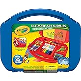 Crayola Ultimate Art Case With Easel, Kids Art Set, 85 Pieces, Gift For Kids Ages 4, 5, 6, 7 [Amazon Exclusive]