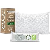 Coop Home Goods Original Adjustable Pillow, Queen Size Bed Pillows for Sleeping, Cross Cut Memory Foam Pillows - Medium Firm 