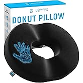 Donut Pillow Coccyx Seat Cushion for Tailbone Pain Relief, Back, Hip Pain, Hemorrhoids, Post Surgery, Postpartum Pregnancy, O