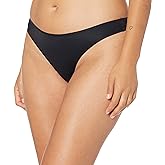 Amazon Essentials Women's Seamless Bonded Stretch Thong Underwear, Pack of 4