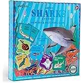 eeBoo: Memory & Matching Game: Shiny Sharks & Friends - 24 Matching Pairs, Educational Preschool Game, Kids Ages 3+, 1-4 Play