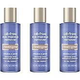 Neutrogena Gentle Oil-Free Eye Makeup Remover & Cleanser for Sensitive Eyes, Non-Greasy Makeup Remover, Removes Waterproof Ma