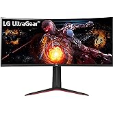 LG UltraGear QHD 34-Inch Curved Gaming Monitor 34GP63A-B, VA with HDR 10 Compatibility and AMD FreeSync Premium, 160Hz, Black