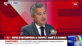 Gérald Darmanin: "Quand un policier vous dit de vous arrêter, vous devez vous arrêter"