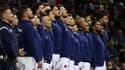 Le XV de France avant le match du Tournoi des VI Nations face au pays de Galles