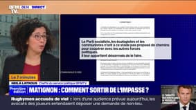 7 MINUTES POUR COMPRENDRE - Comment sortir de l'impasse à Matignon? 